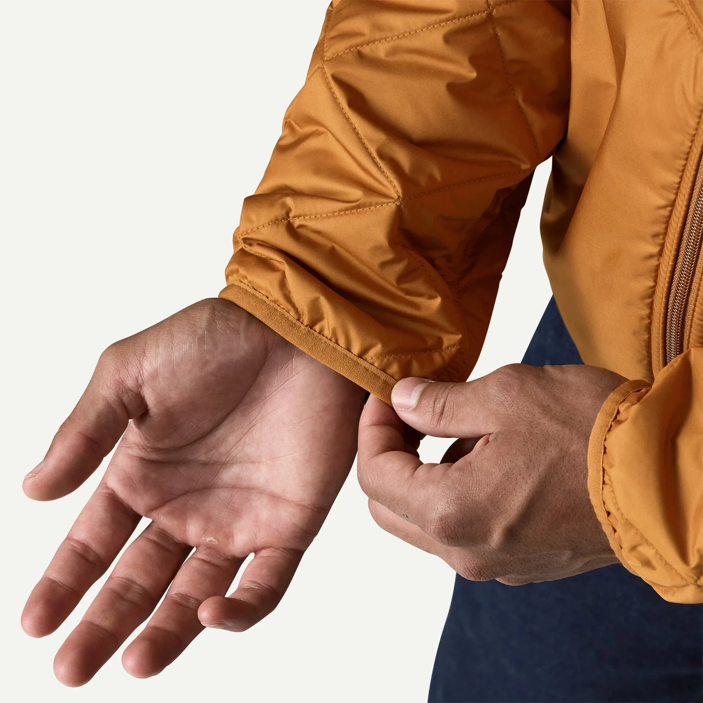 Men's Diamond Quilted Bomber Hoody - US 5914