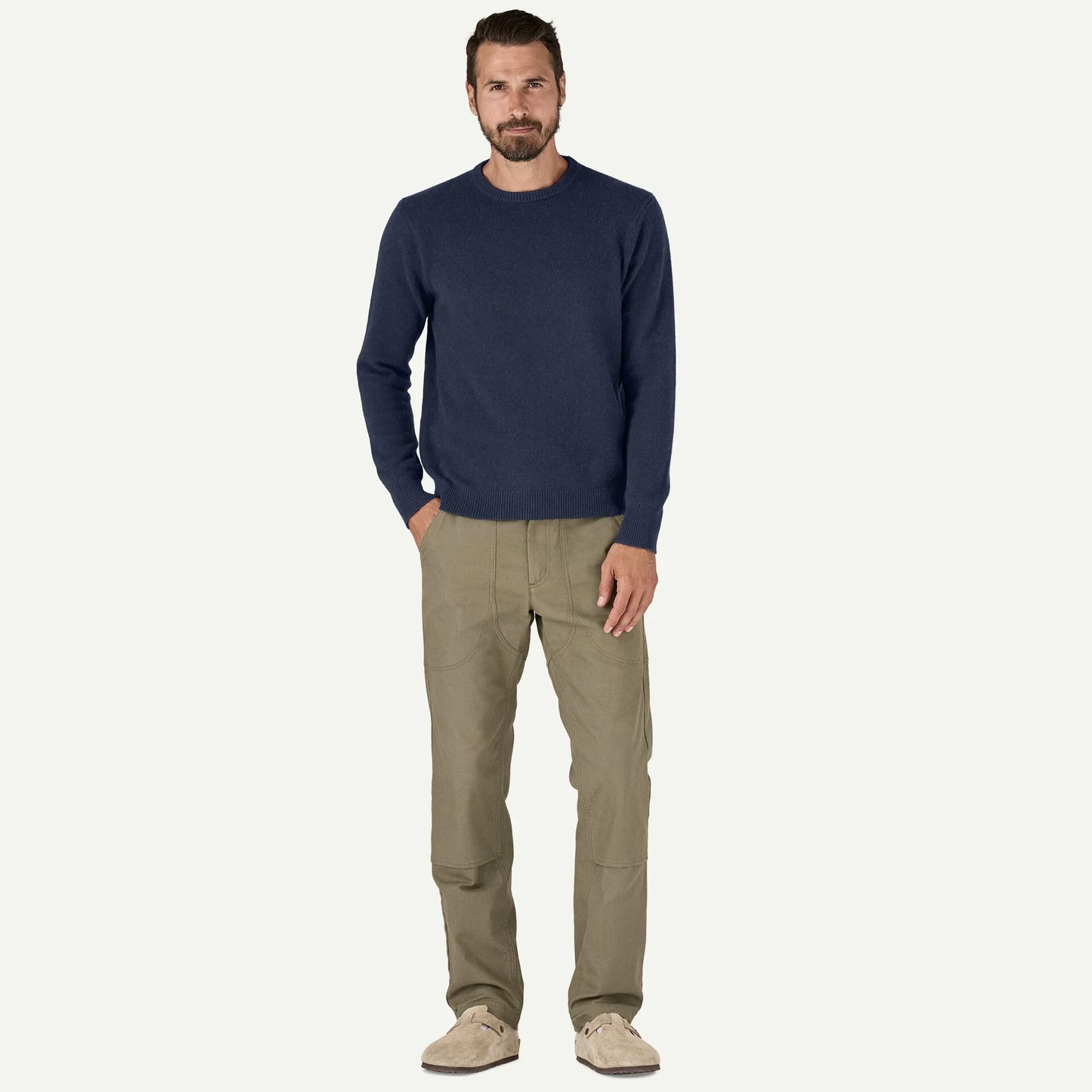 Men's Recycled Cashmere Crewneck Sweater - US 9704