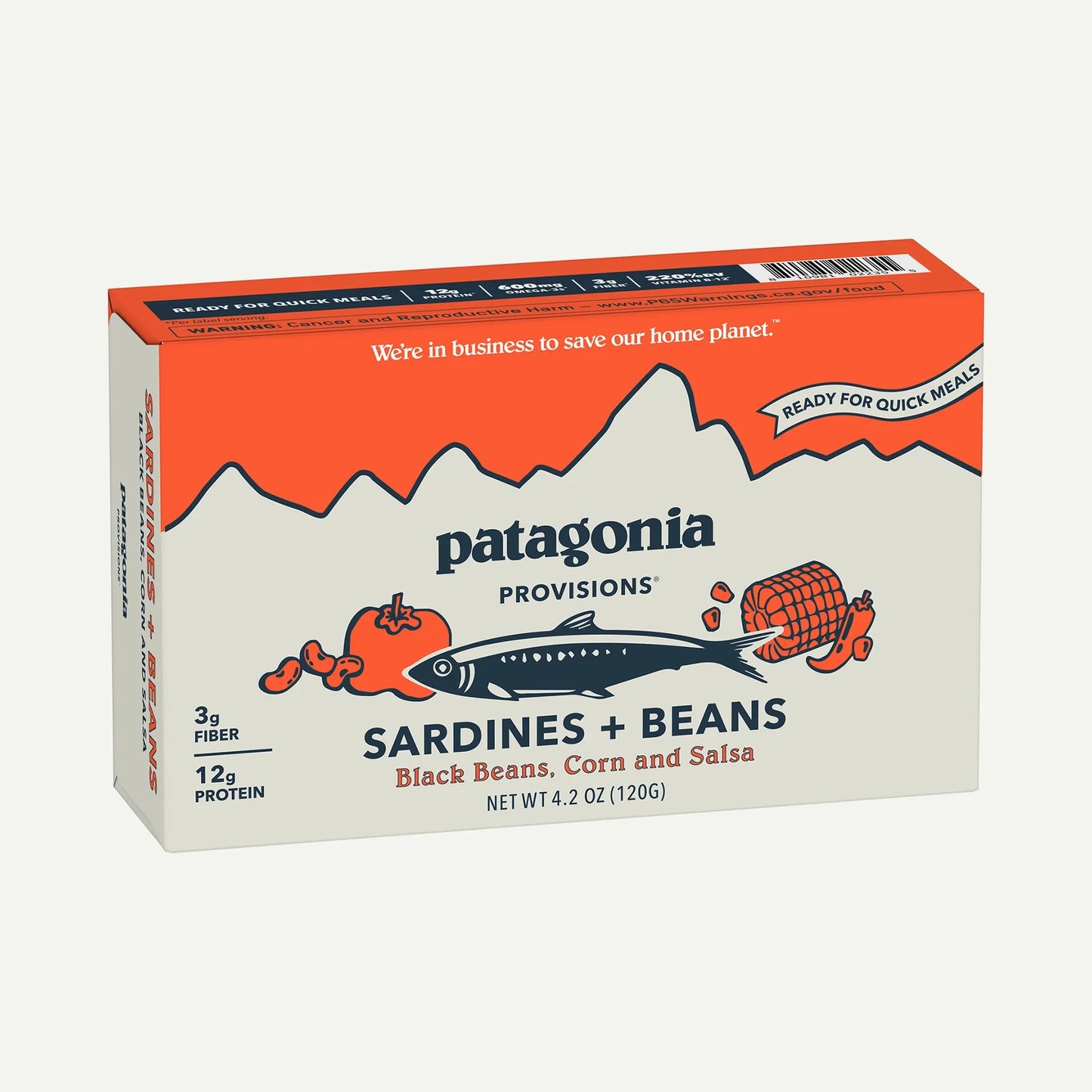 Sardines & Beans: Black Beans, Corn, and Salsa - US 8586