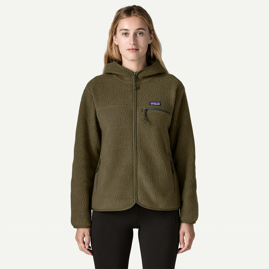 Women's Retro Pile Fleece Hoody - US 4640
