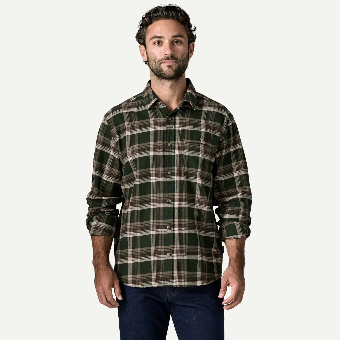 Men's Long-Sleeved Lightweight Fjord Flannel Shirt - US 6421