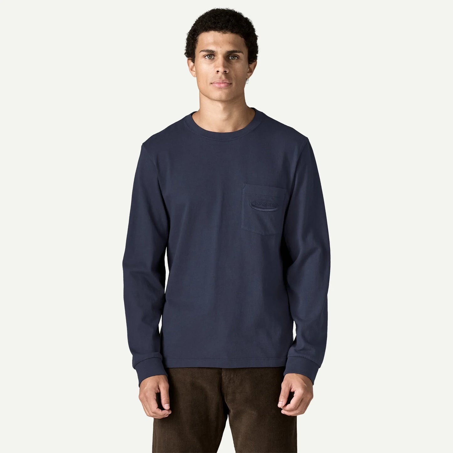 Men's Long-Sleeved Midweight '95 Oval Logo Pocket Tee - US 3280