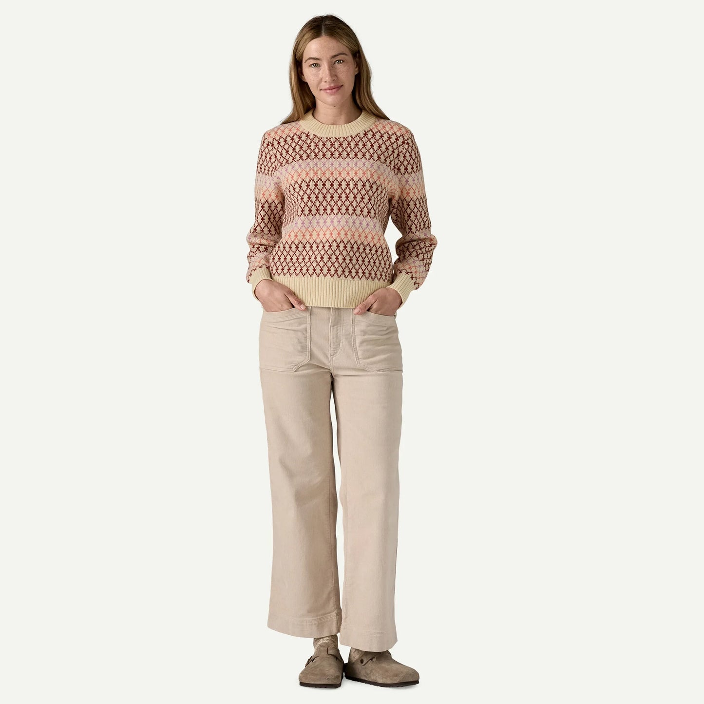 Women's Recycled Wool-Blend Crewneck Sweater - US 5056