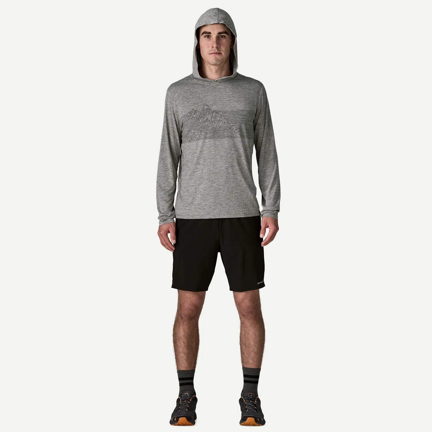Men's Capilene® Cool Daily Hoody - Strataspire Stripe - US 3668