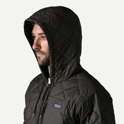 Men's Diamond Quilted Bomber Hoody - US 3305