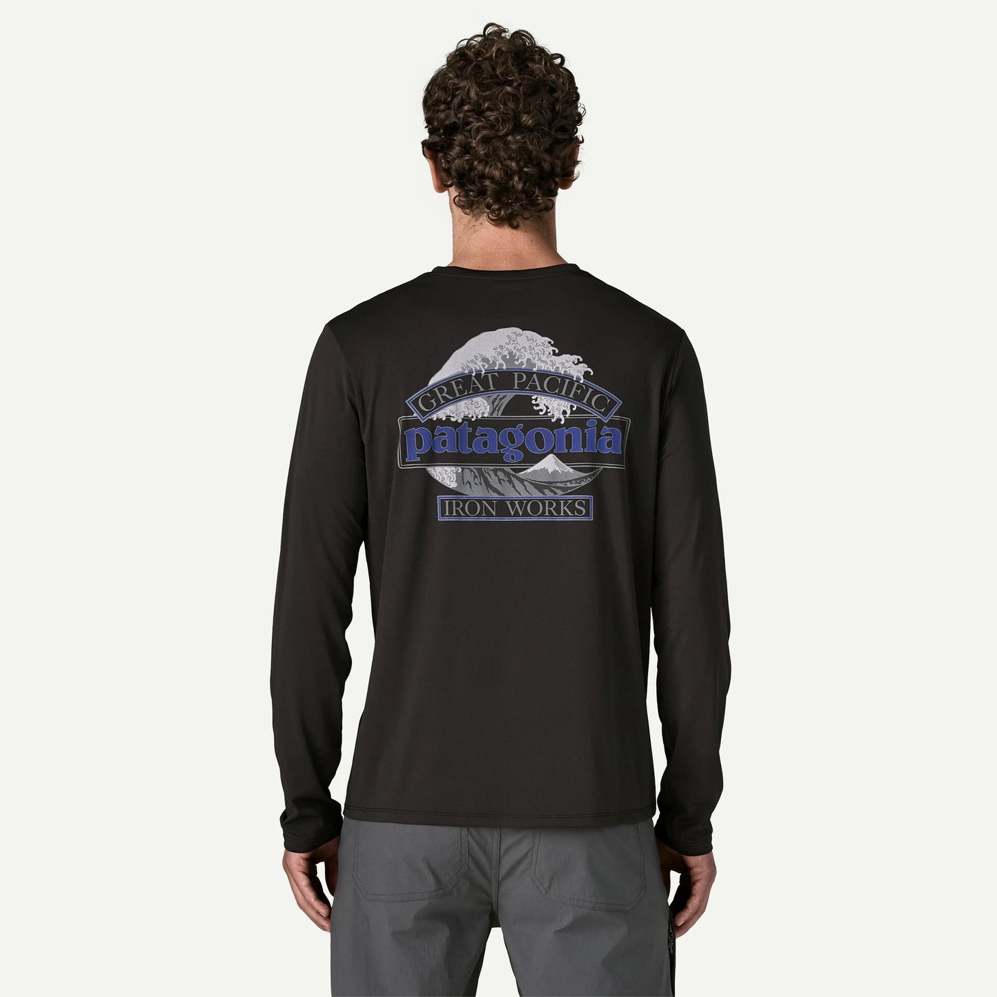 Men's Long-Sleeved Capilene® Cool Daily Shirt - Great Waves - US 4829