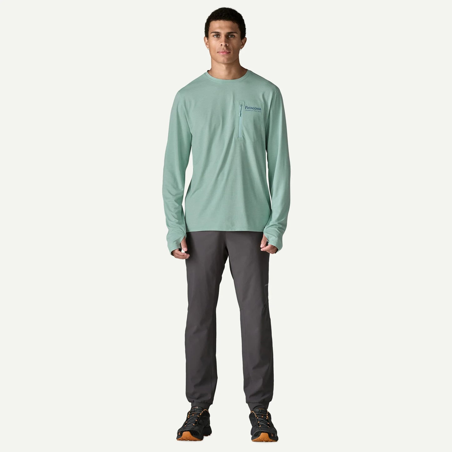 Men's Long-Sleeved Capilene® Cool Sun Shirt - Water People Banner - US 4327