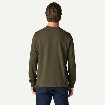 Men's Long-Sleeved Henley Shirt - US 9798