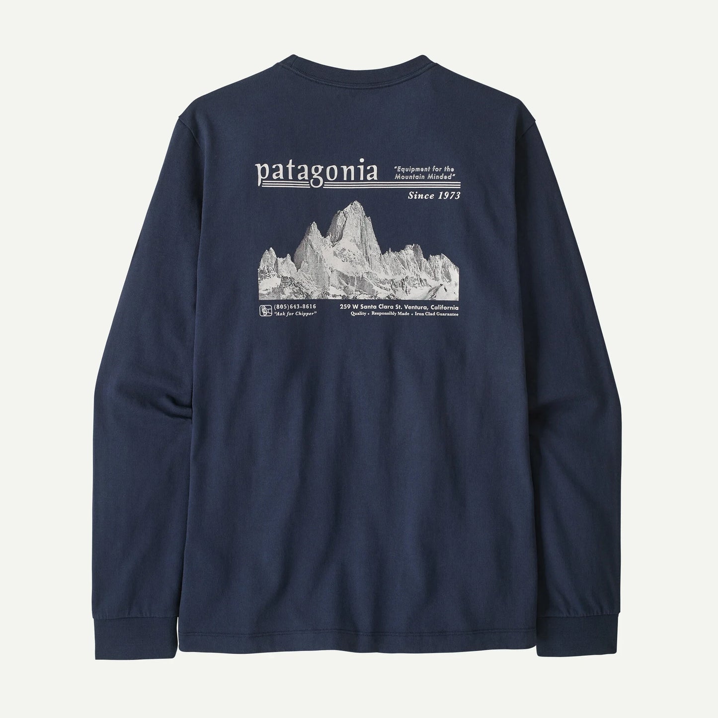 Men's Long-Sleeved Midweight Hut Tripper Skyline T-Shirt - US 1630