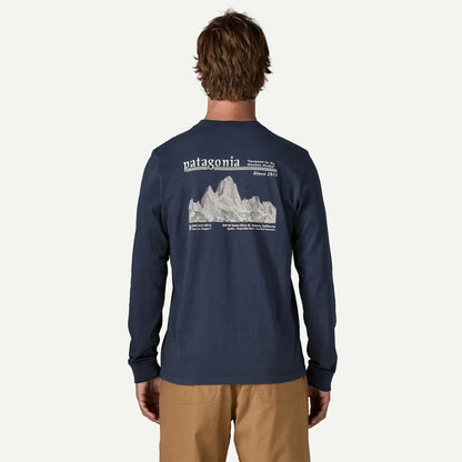 Men's Long-Sleeved Midweight Hut Tripper Skyline T-Shirt - US 7740