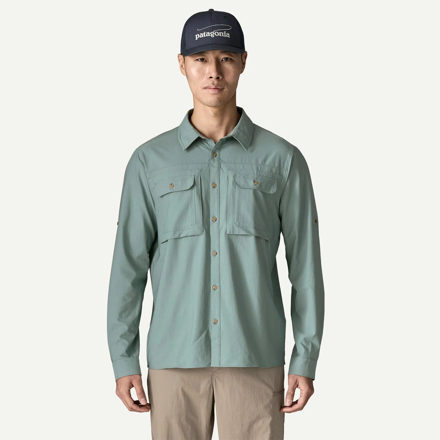 Men's Long-Sleeved Self-Guided Sun Shirt - US 7658