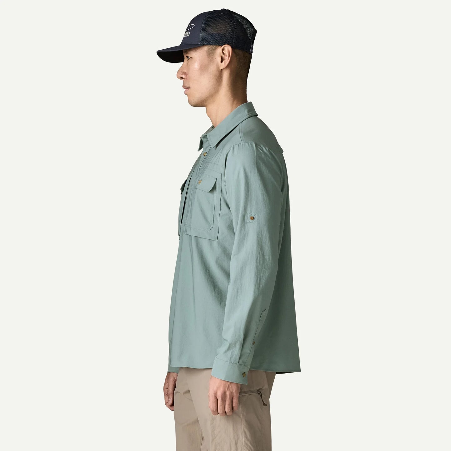 Men's Long-Sleeved Self-Guided Sun Shirt - US 7658