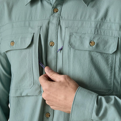 Men's Long-Sleeved Self-Guided Sun Shirt - US 7658