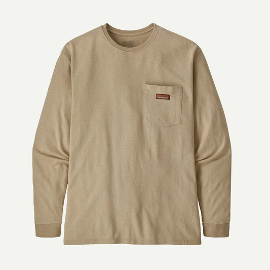 Men's Long-Sleeved Work Pocket T-Shirt - US 3226