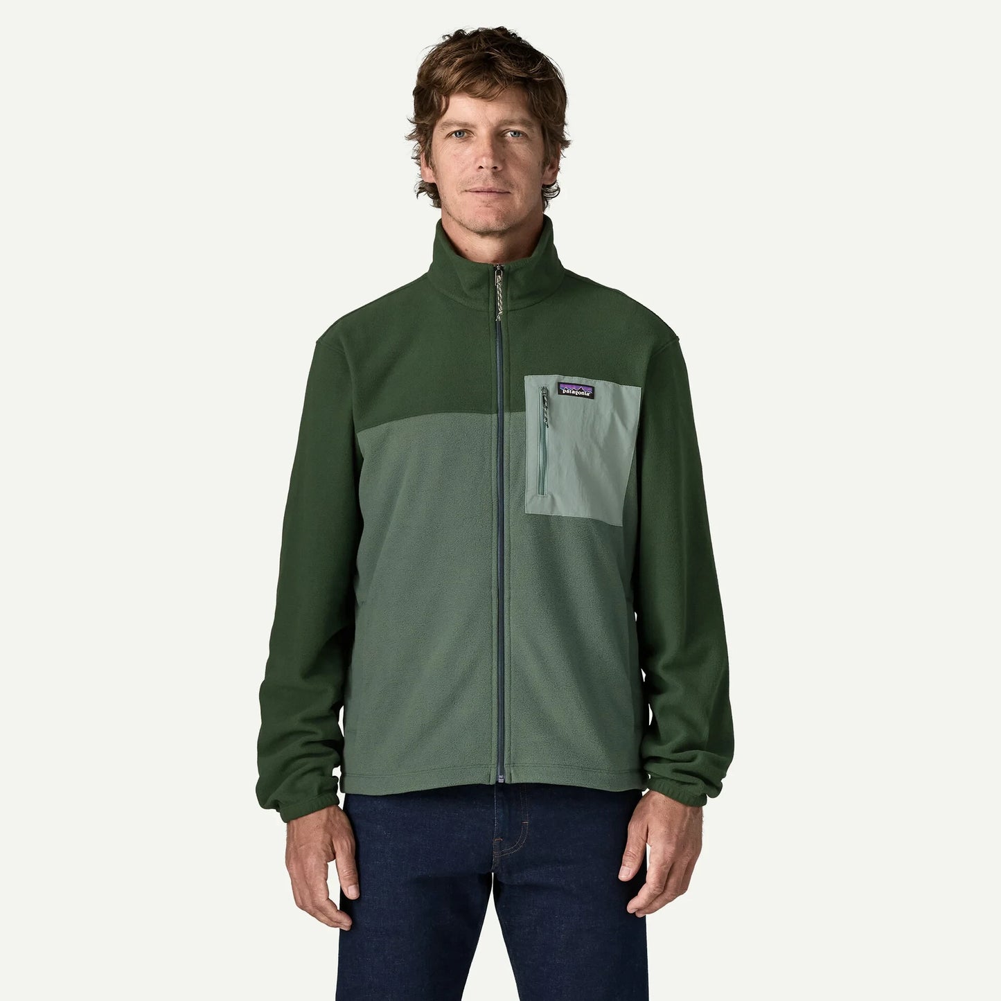 Men's Micro D® Fleece Patch Pocket Jacket - US 0107