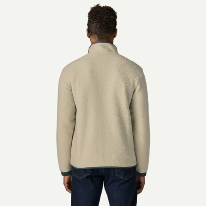 Men's Retro Pile Fleece Patch Jacket - US 4534