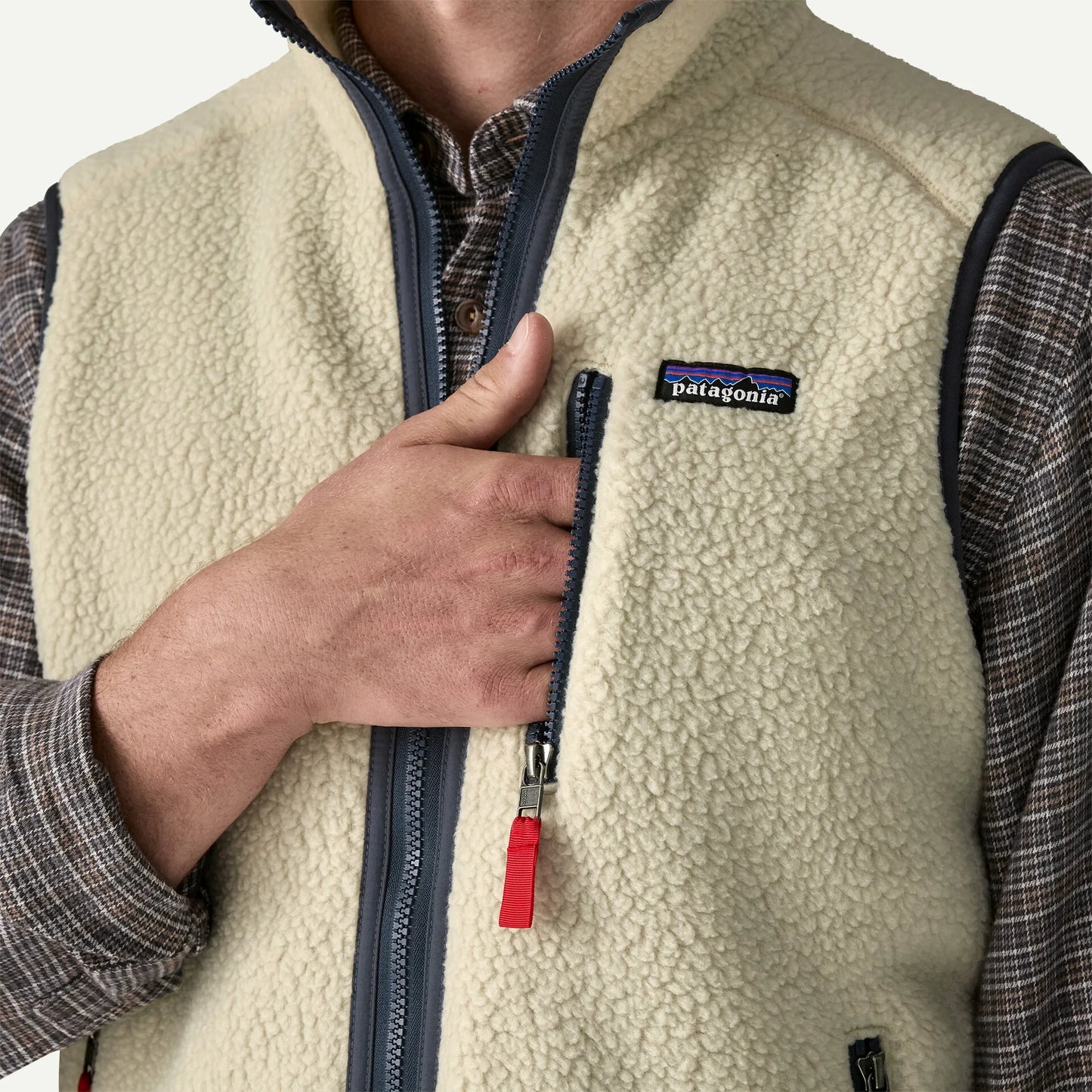 Men's Retro Pile Fleece Vest - US 2796
