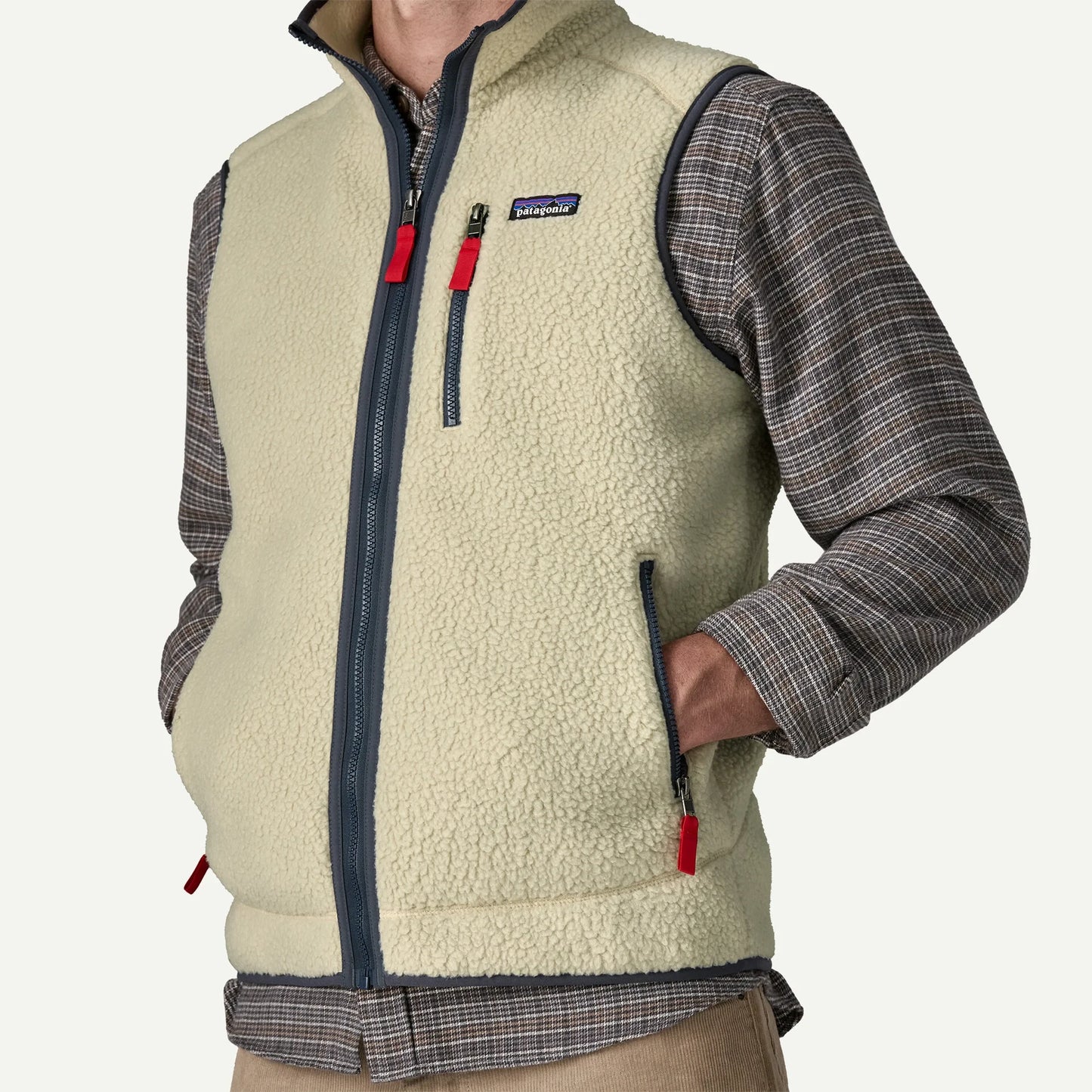Men's Retro Pile Fleece Vest - US 9719
