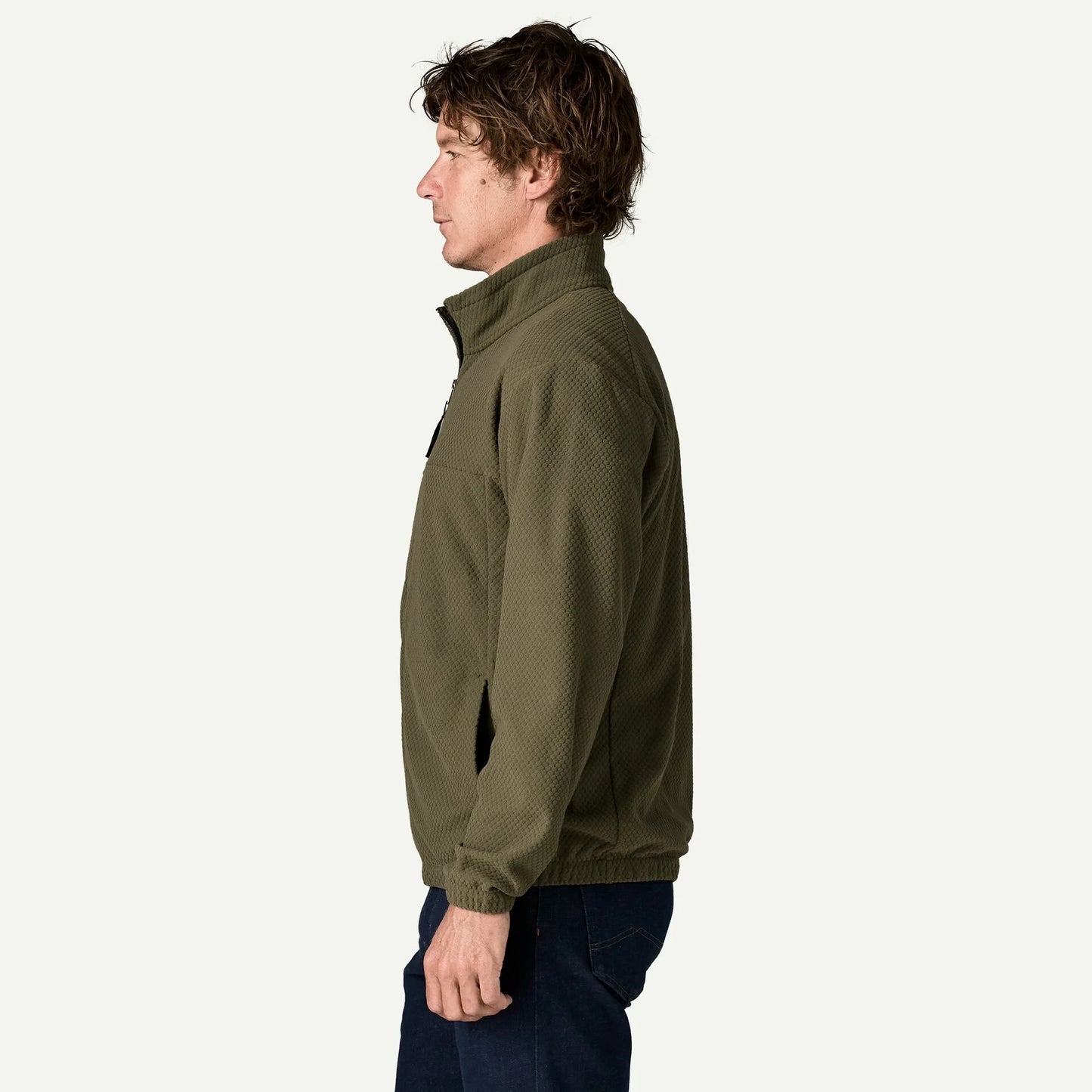 Men's Textured Fleece Jacket - US 4050