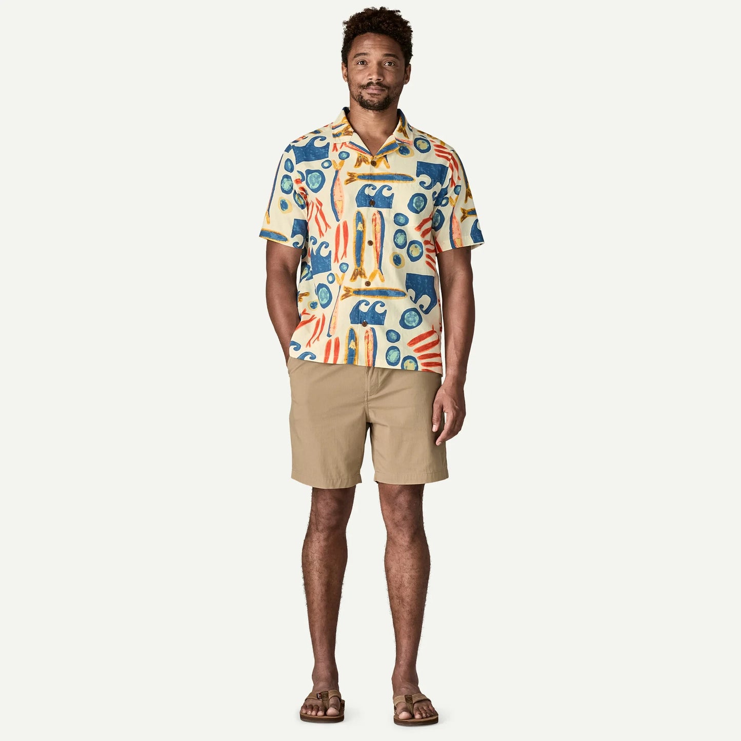 Men's Tidal Threads Camp Shirt - US 0072
