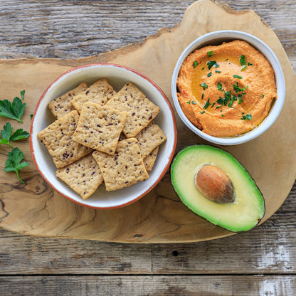 Organic Multiseed Crackers - US 6186