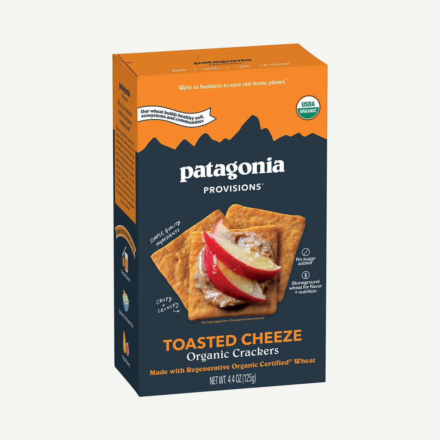 Organic Toasted Cheeze Crackers - US 9495
