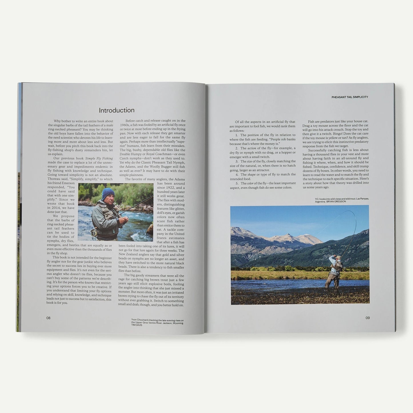 "Pheasant Tail Simplicity: Recipes and Techniques for Successful Fly Fishing" (by Yvon Chouinard, Craig Mathews, and Mauro Mazzo) - US 5664