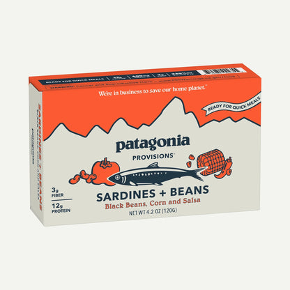 Sardines & Beans: Black Beans, Corn, and Salsa - US 8586