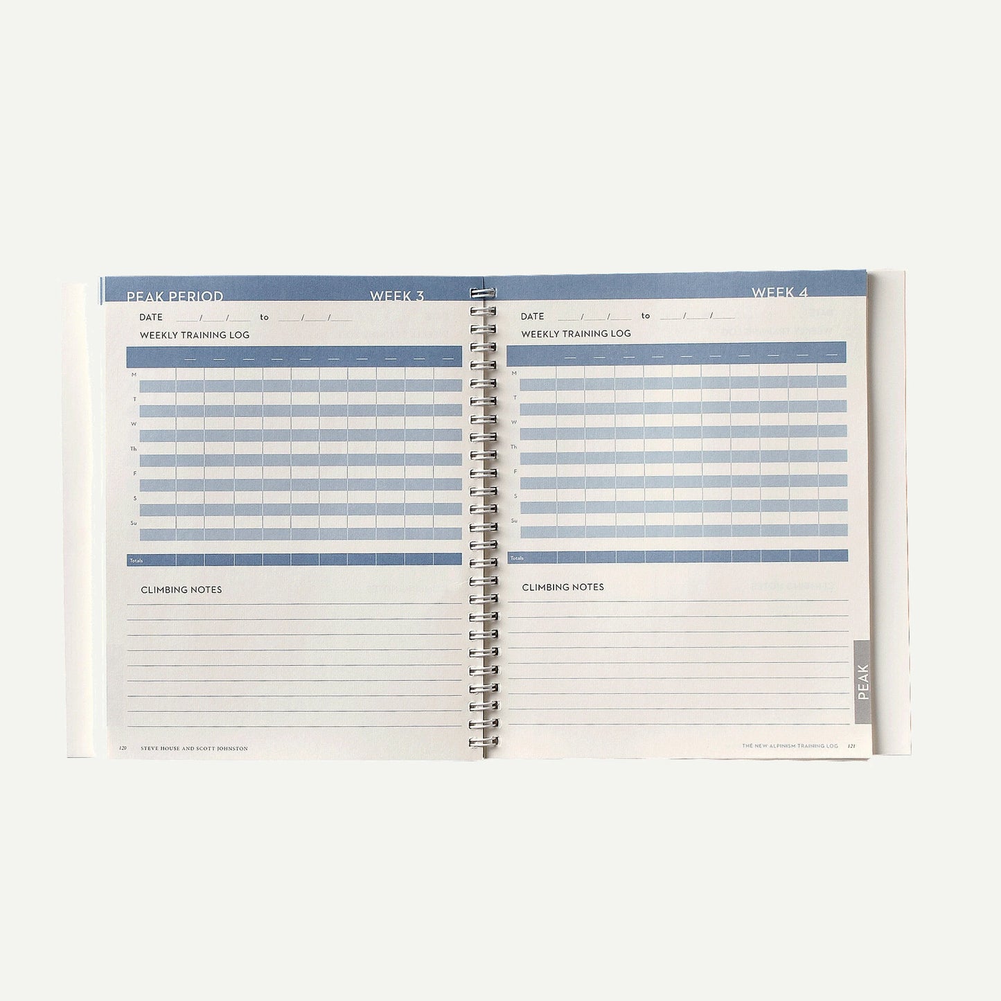 The New Alpinism Training Log by Steve House and Scott Johnston (Patagonia spiral bound paperback) - US 6951