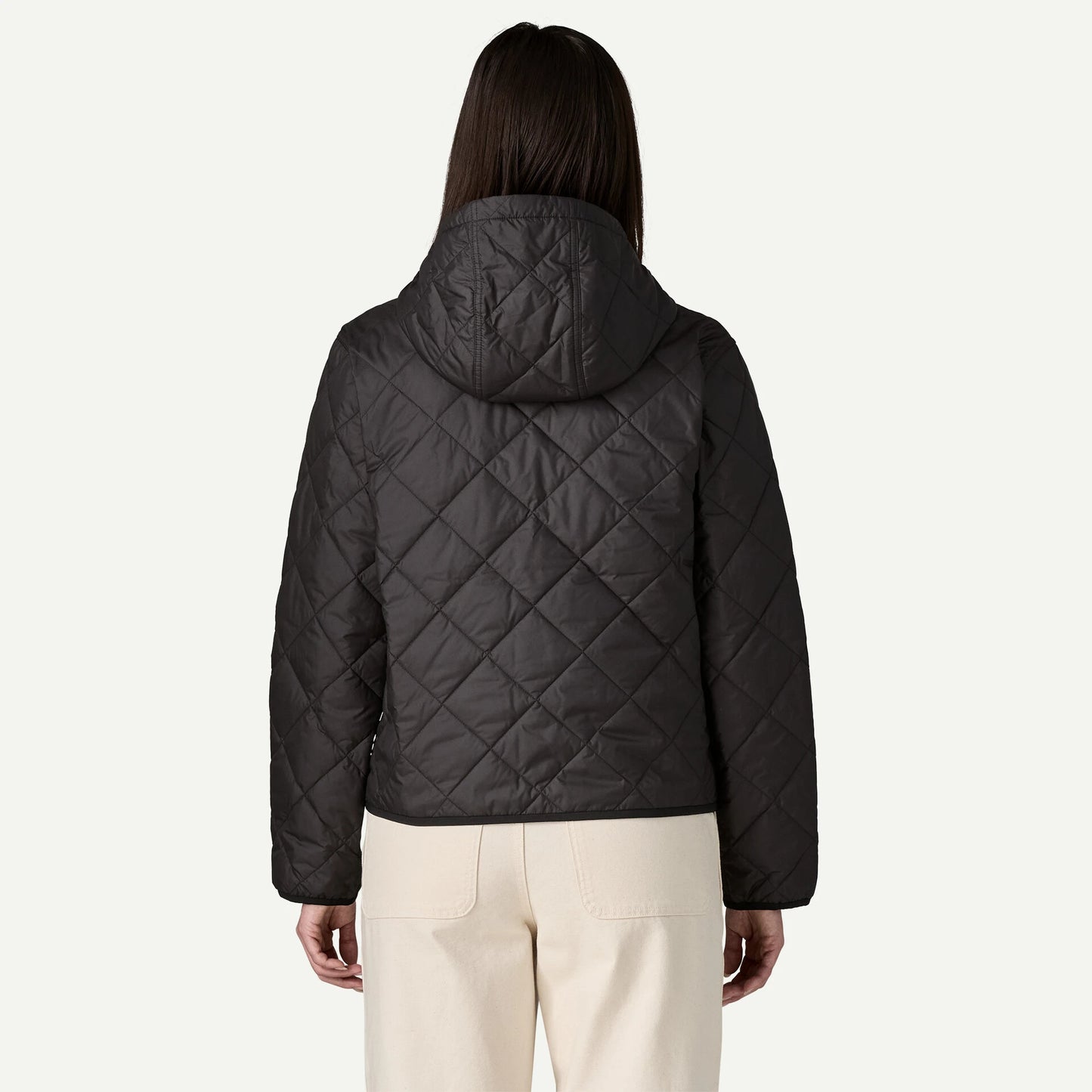 Women's Diamond Quilted Bomber Hoody - US 2797