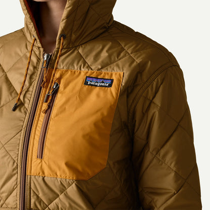 Women's Diamond Quilted Bomber Hoody - US 5544