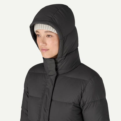 Women's Silent Down Long Parka - US 3705