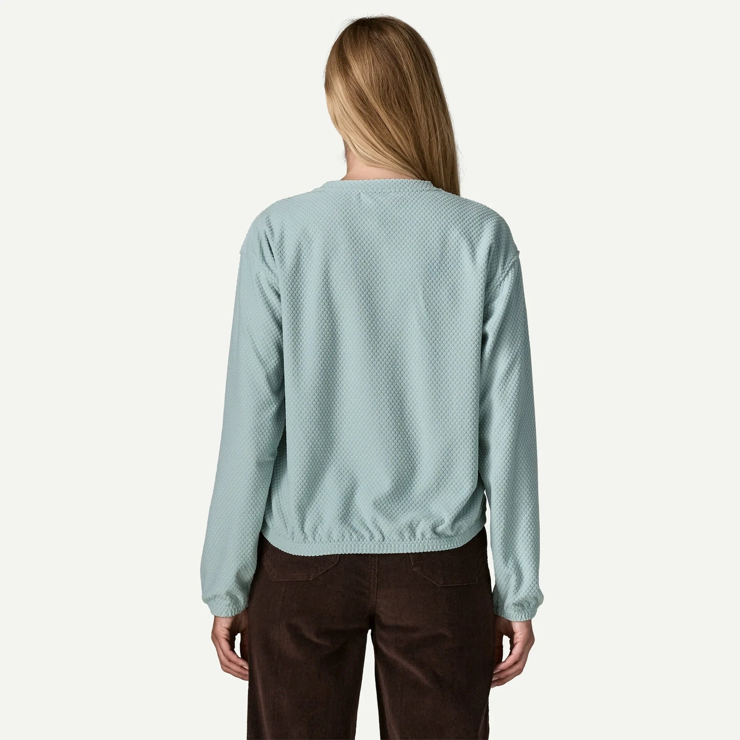 Women's Textured Fleece Crewneck - US 3154