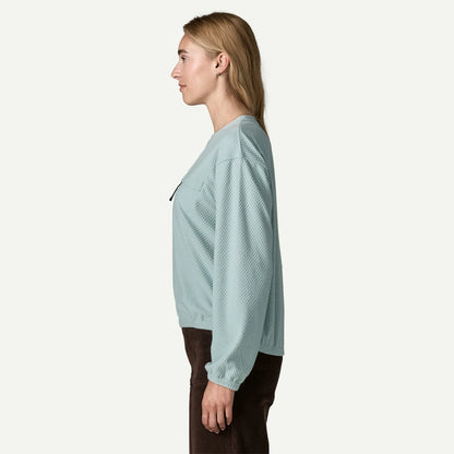 Women's Textured Fleece Crewneck - US 9929