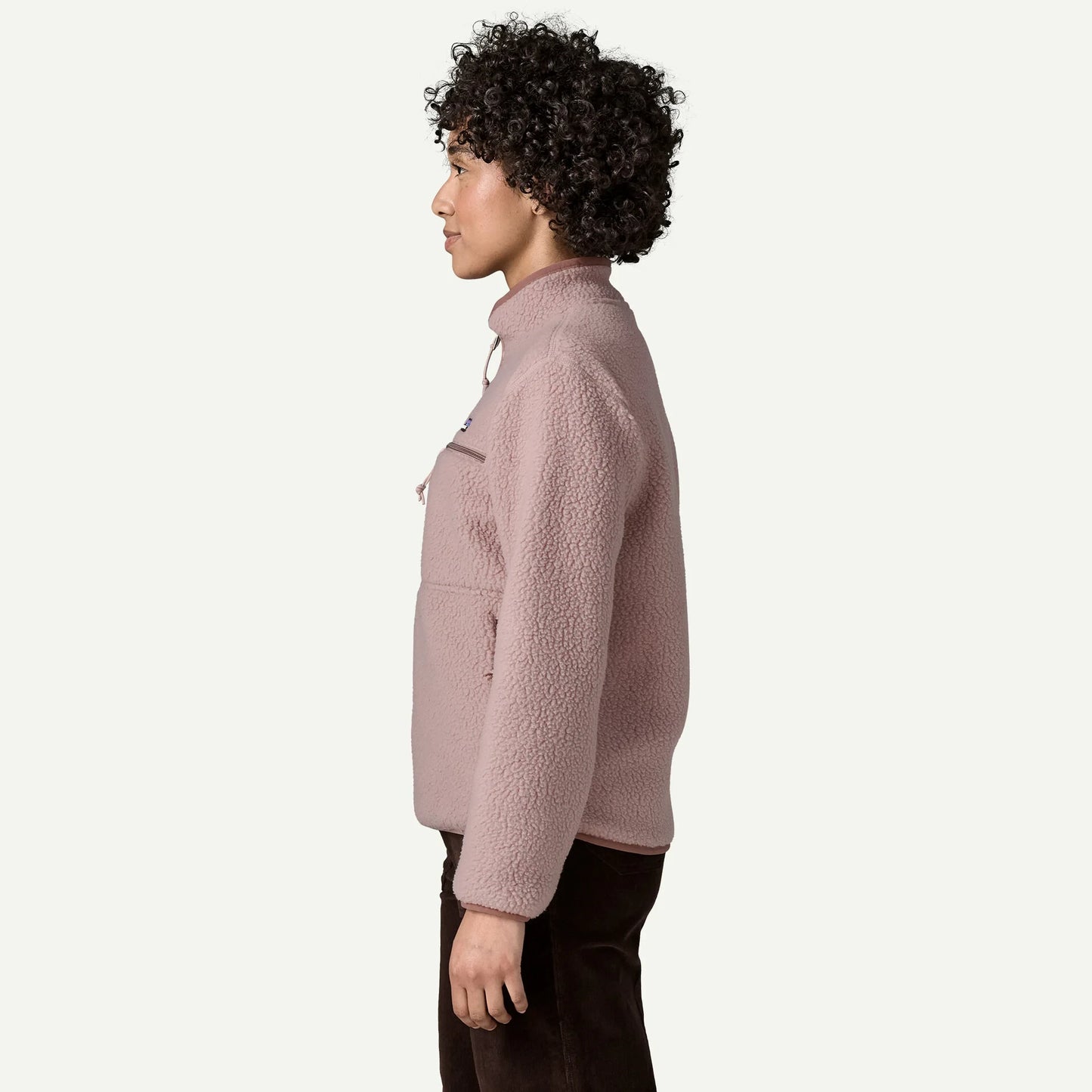 Women's Retro Pile Marsupial Fleece Pullover - US 5720
