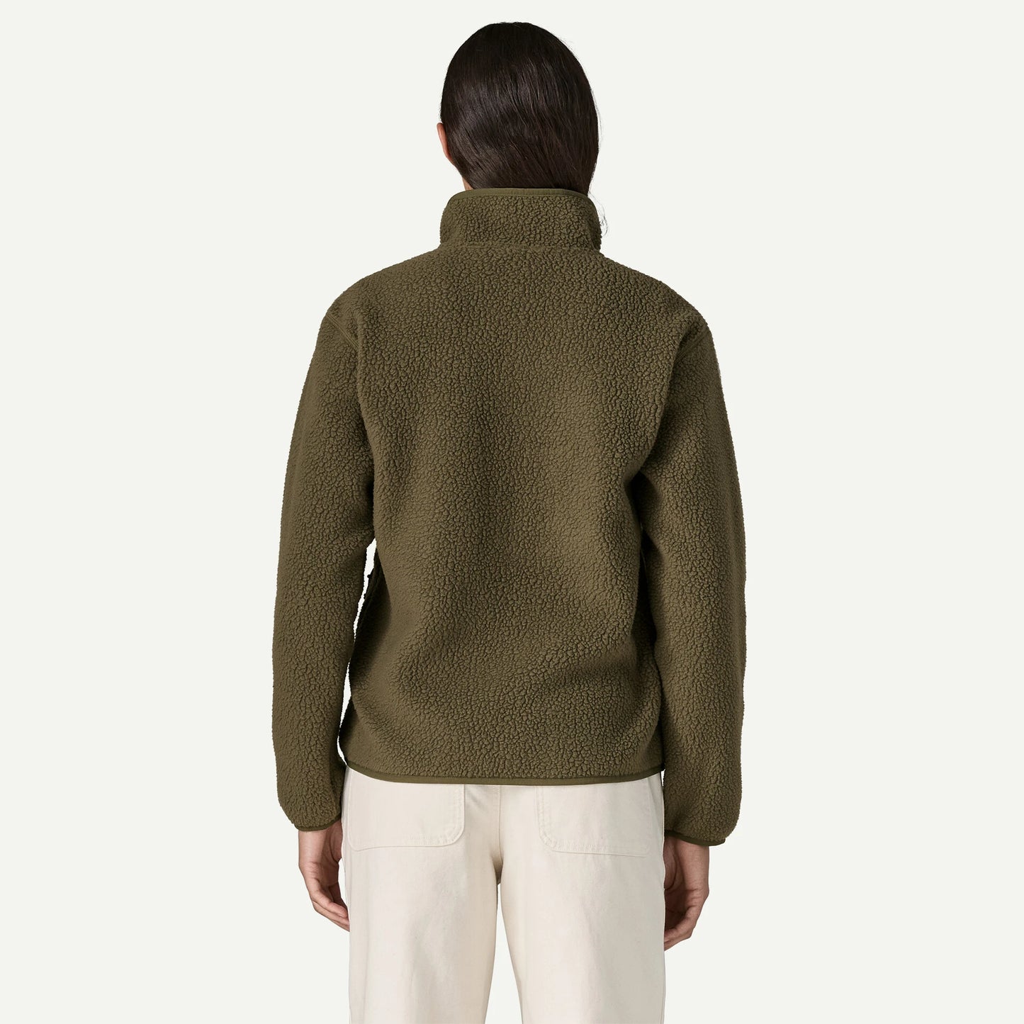 Women's Retro Pile Marsupial Fleece Pullover - US 8649