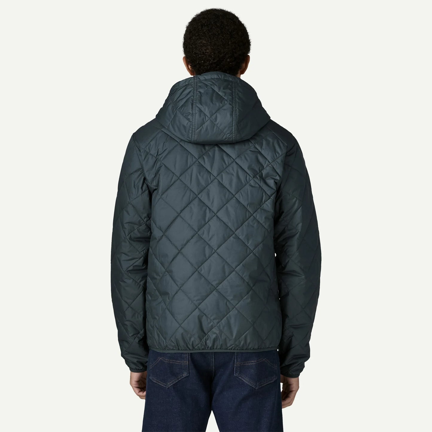 Men's Diamond Quilted Bomber Hoody - US 8691