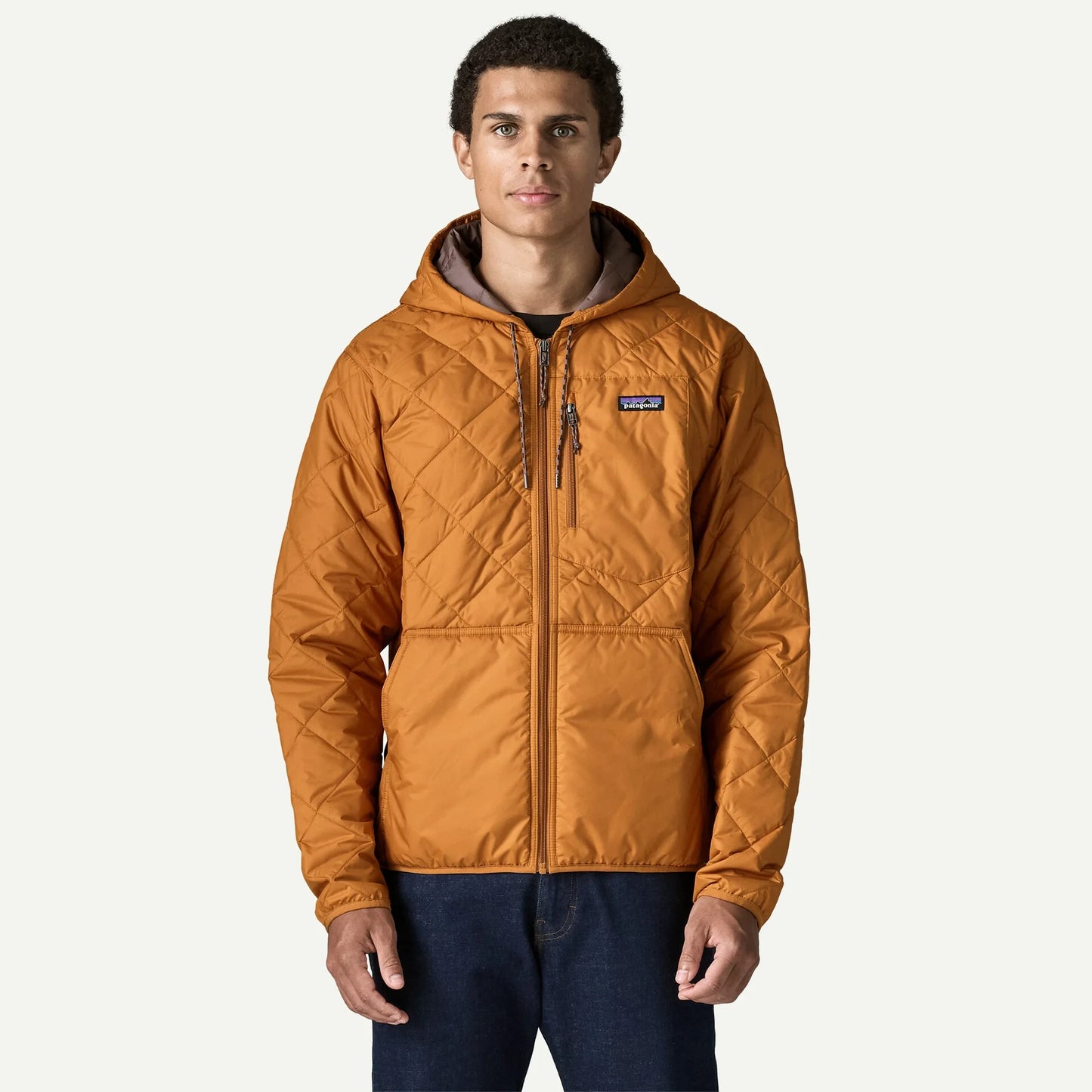 Men's Diamond Quilted Bomber Hoody - US 5343