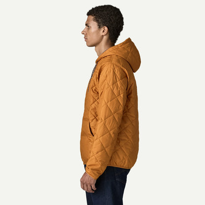 Men's Diamond Quilted Bomber Hoody - US 5343