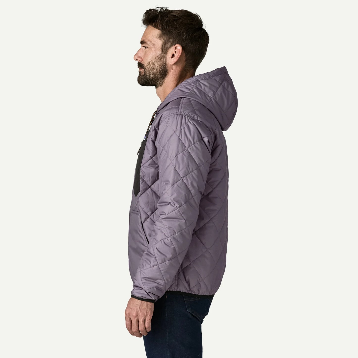 Men's Diamond Quilted Bomber Hoody - US 4858