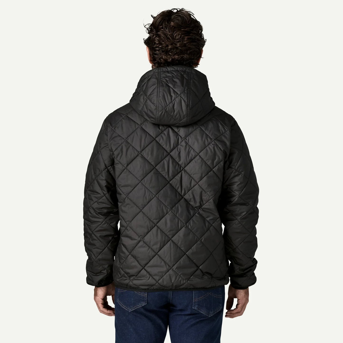 Men's Diamond Quilted Bomber Hoody - US 4859