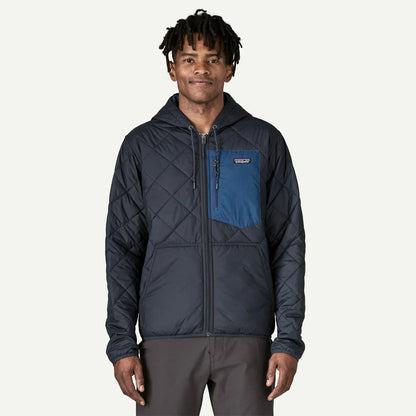 Men's Diamond Quilted Bomber Hoody - US 7778