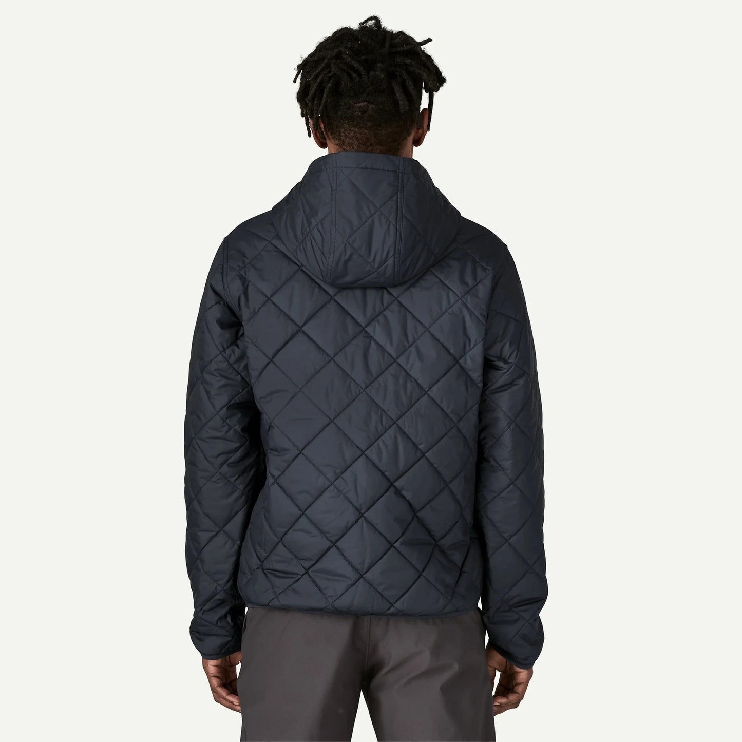 Men's Diamond Quilted Bomber Hoody - US 7778