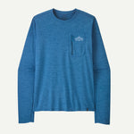 Men's Long-Sleeved Capilene® Cool Sun Shirt - Cloud Crag Crest - US 7460