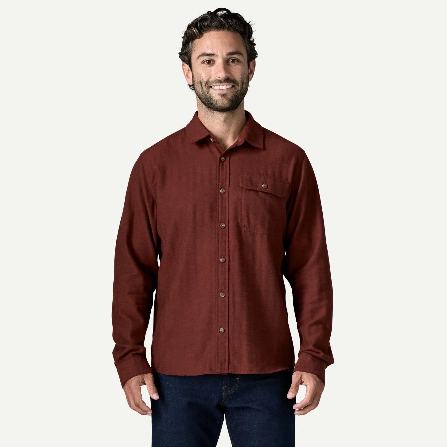 Men's Long-Sleeved Lightweight Fjord Flannel Shirt - US 0184