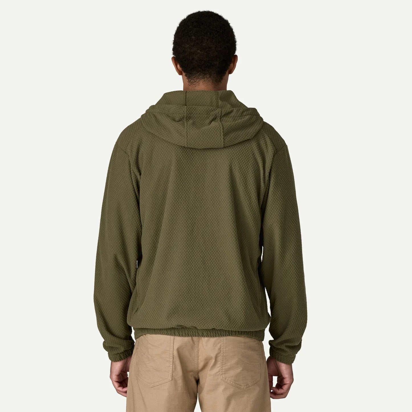 Men's Textured Fleece Hoody - US 9131