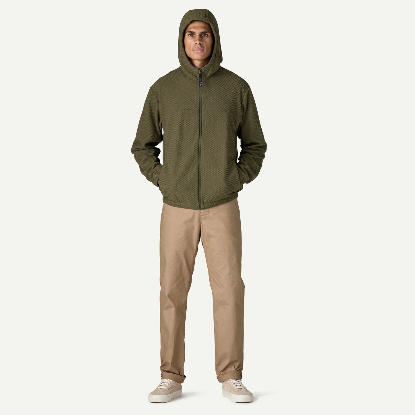 Men's Textured Fleece Hoody - US 1764