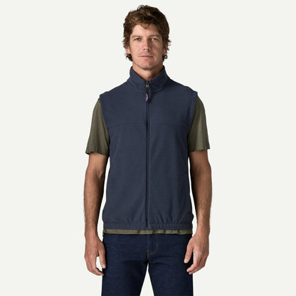 Men's Textured Fleece Vest - US 3131