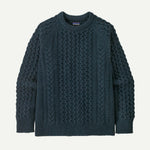 Recycled Wool-Blend Cable-Knit Crewneck Sweater - US 2254