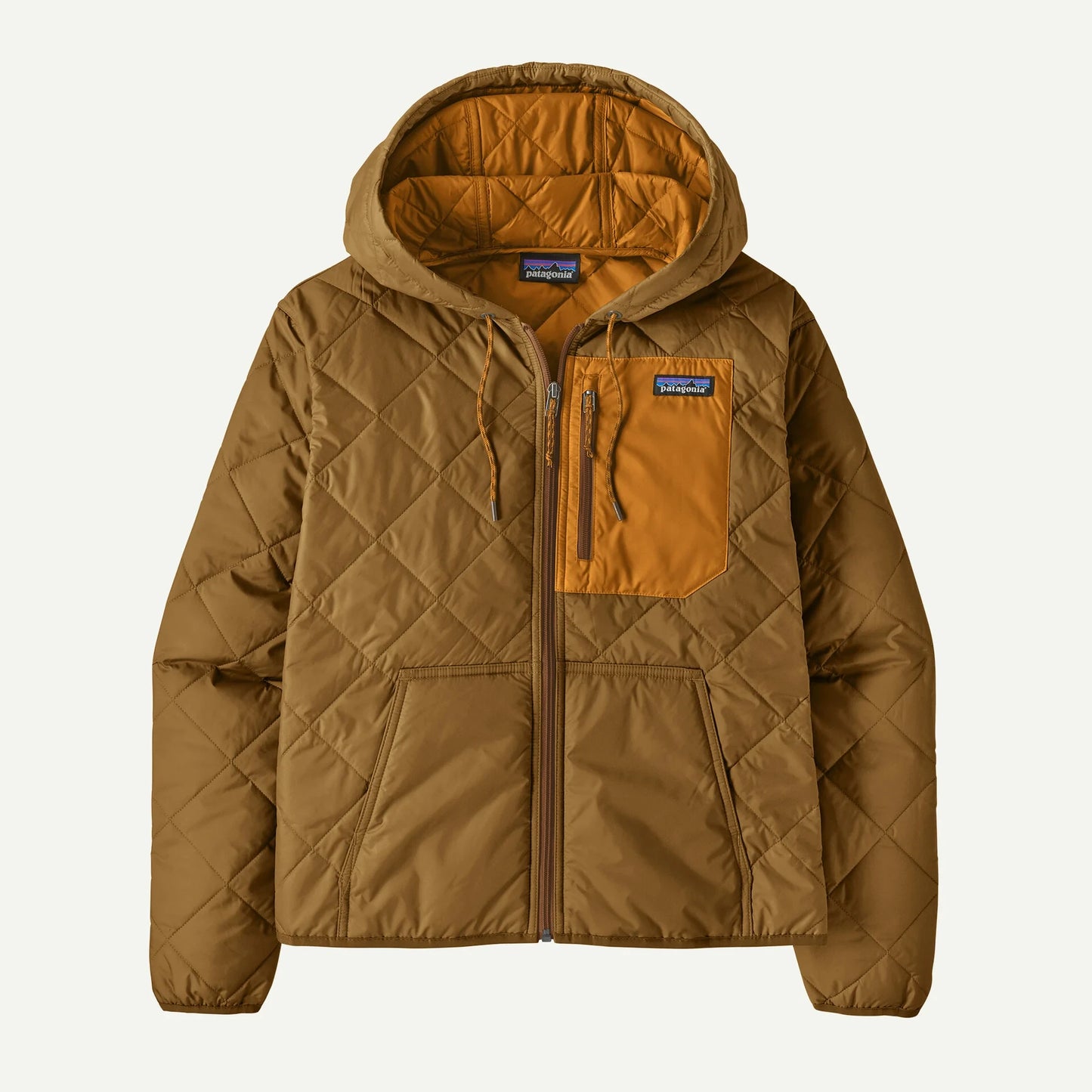 Women's Diamond Quilted Bomber Hoody - US 8031
